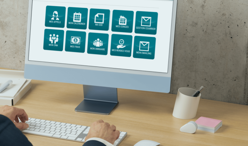 Portail Imagine d'applications de gestion interne d'entreprise
