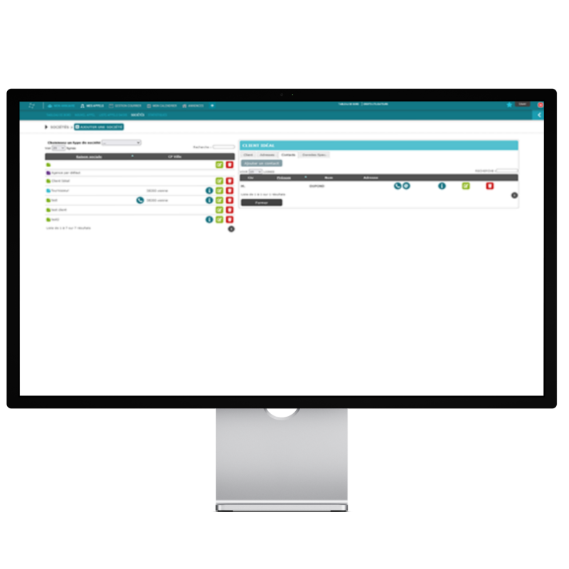 Application Mes courriers by Imagine Développement - gestion des contacts