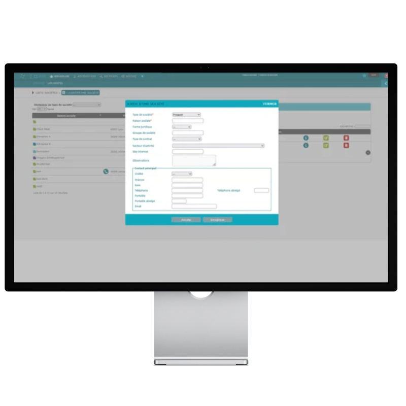 Application Mon annuaire by Imagine Développement - ajout d'une société