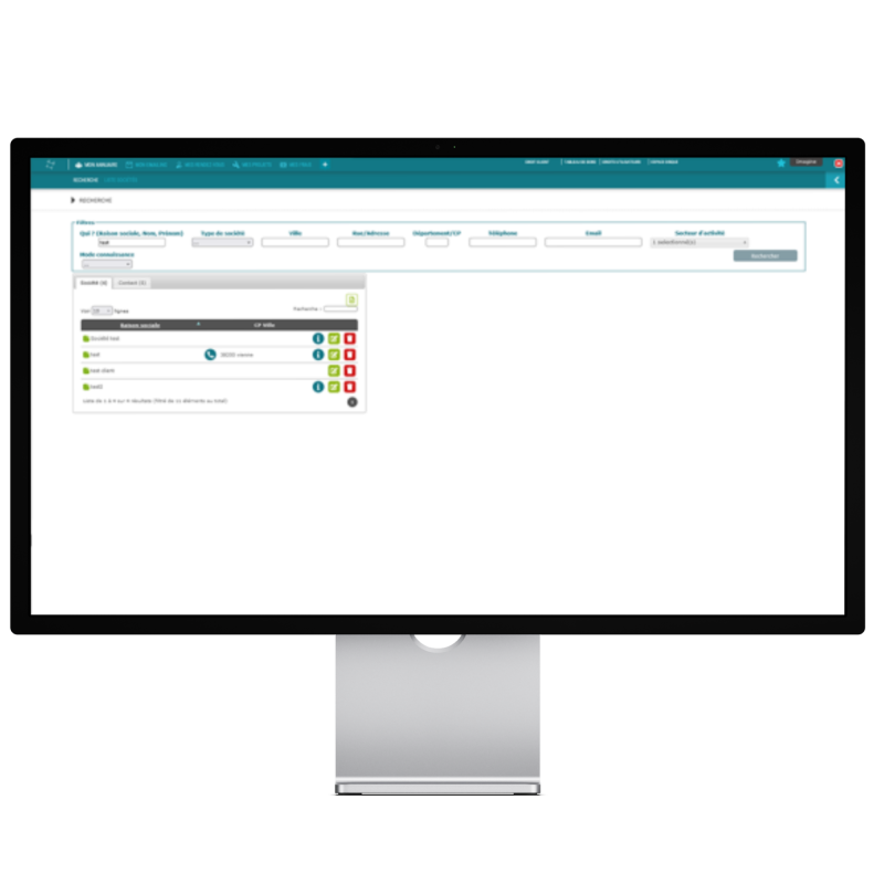 Application Mon annuaire by Imagine Développement - liste des contacts