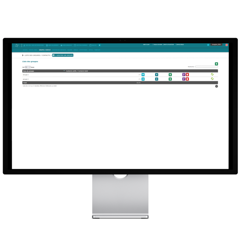 Mon emailing - Plateforme d'envois de campagnes d'emailing -  gestion des contacts